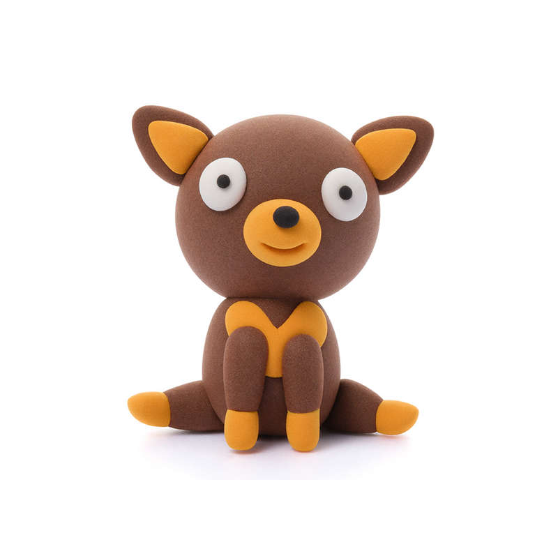 Hey Clay - Modelling Air-Dry Clay with Fun Interactive App - Chihuahua, series Fluffy Pets, 3 cans