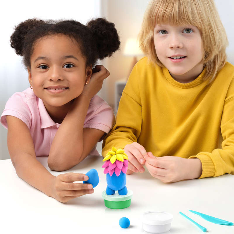 Hey Clay - Modelling Air-Dry Clay with Fun Interactive App - Hipster, Bigwig, Donut, Series Monst...