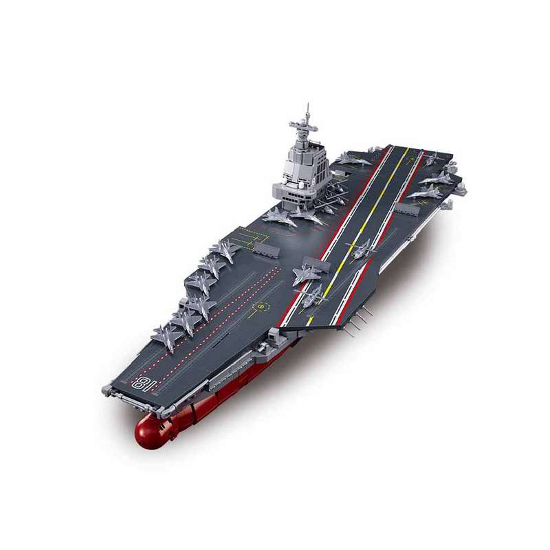Sluban - Model Bricks - 1/450 Aircraft Carrier Shandong - 1312pcs
