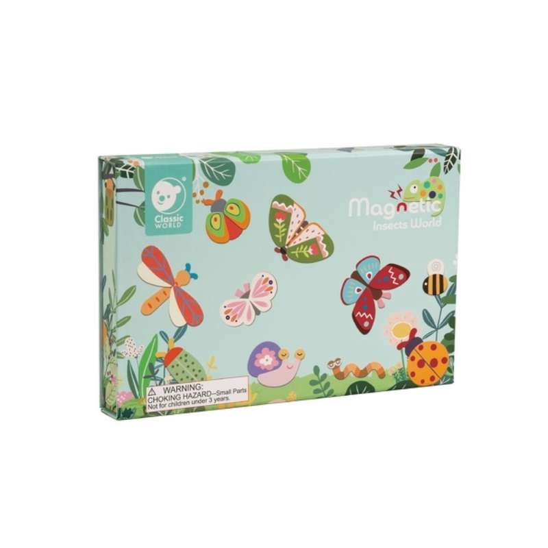 Classic World - Insect World Magnetic Activity Box - 50Pcs