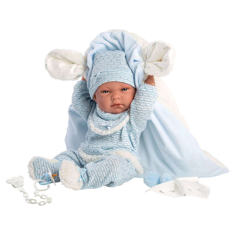 Llorens - Nico Baby Boy Doll & Comforter/Cushion - 40cm