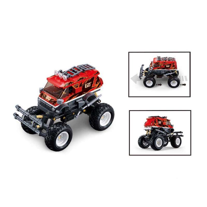 Sluban - Pull Back PowerBricks - Off Road Vehicle - 261pcs