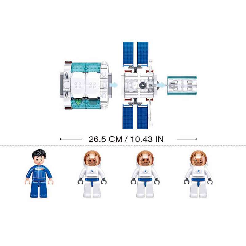 Sluban - Space - Dream Space Station Code Module - 502 Pieces