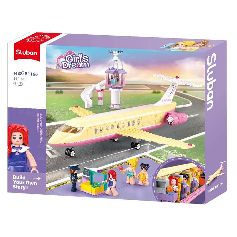 Sluban - Girls Dream - Plane - 384pcs