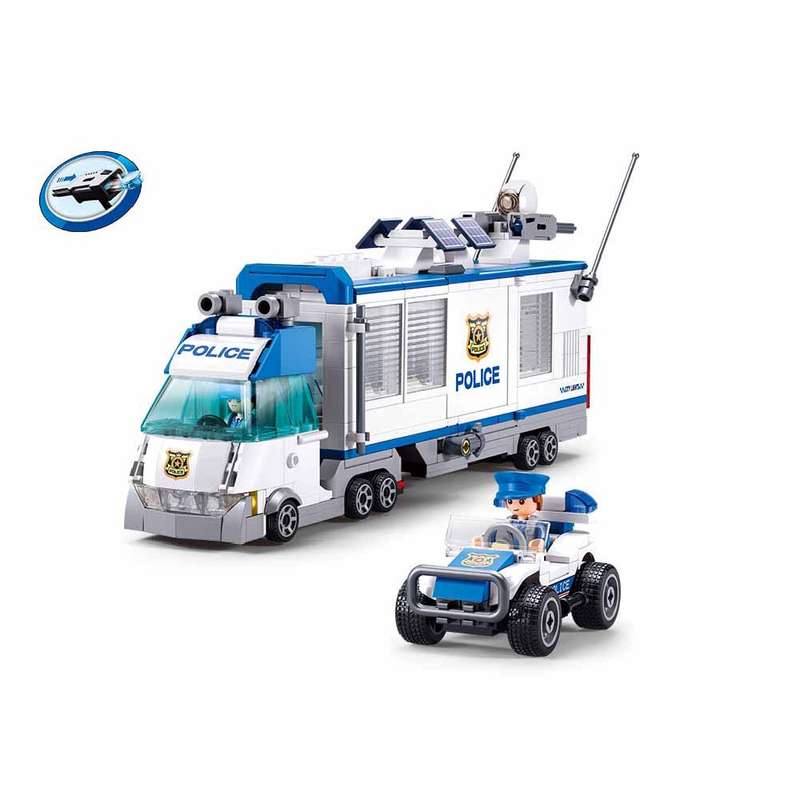 Sluban - Metropolis Pull Back - Police Command Vehicle - 510 Pieces