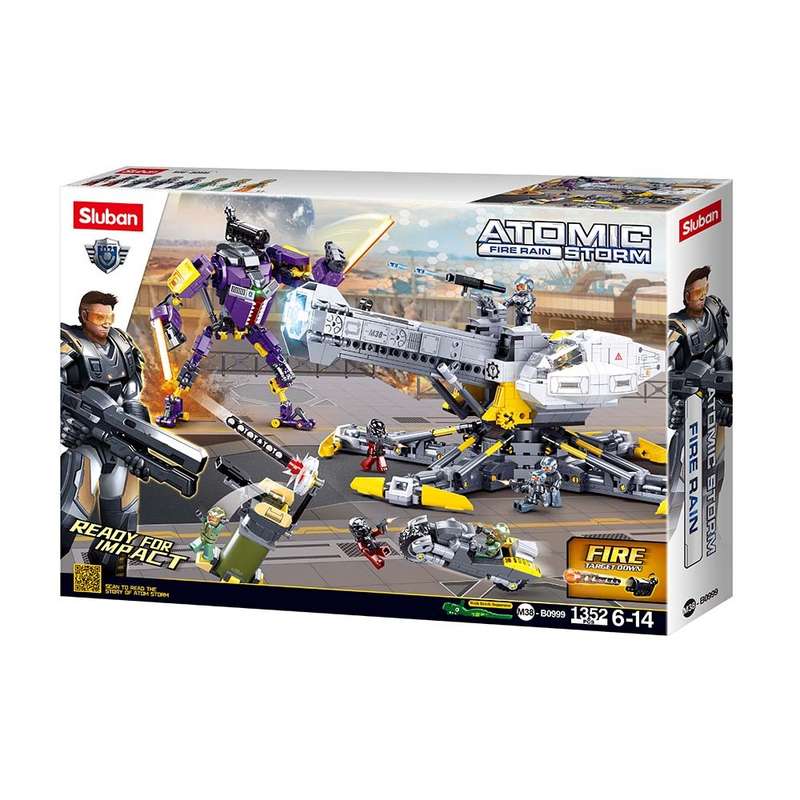 Sluban - Atomic Storm Uprising - Denfensive Warefare of DongShan Base - 1352pcs