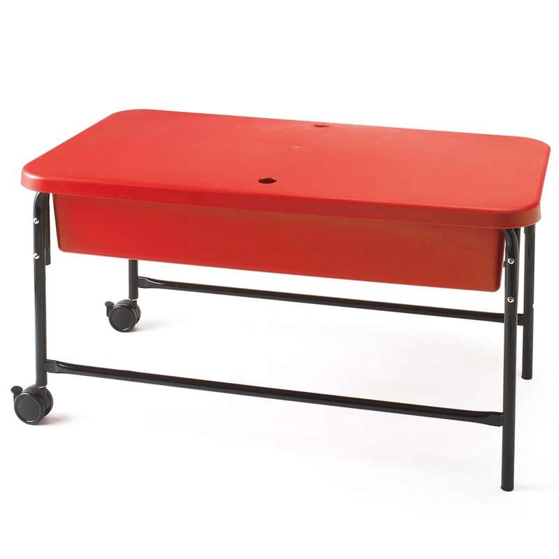 EDX Education - Sand & Water Play Tray Red, 58cm high