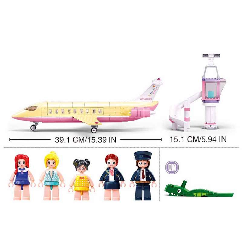 Sluban - Girls Dream - Plane - 384pcs