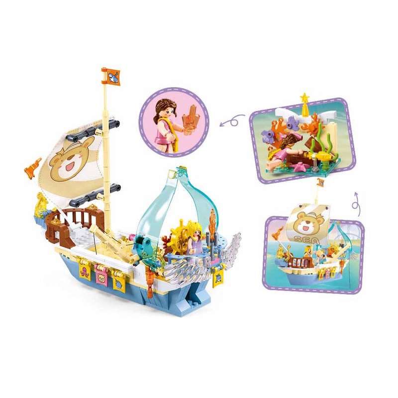 Sluban - Girls Dream - Jewel Boat - 287pcs