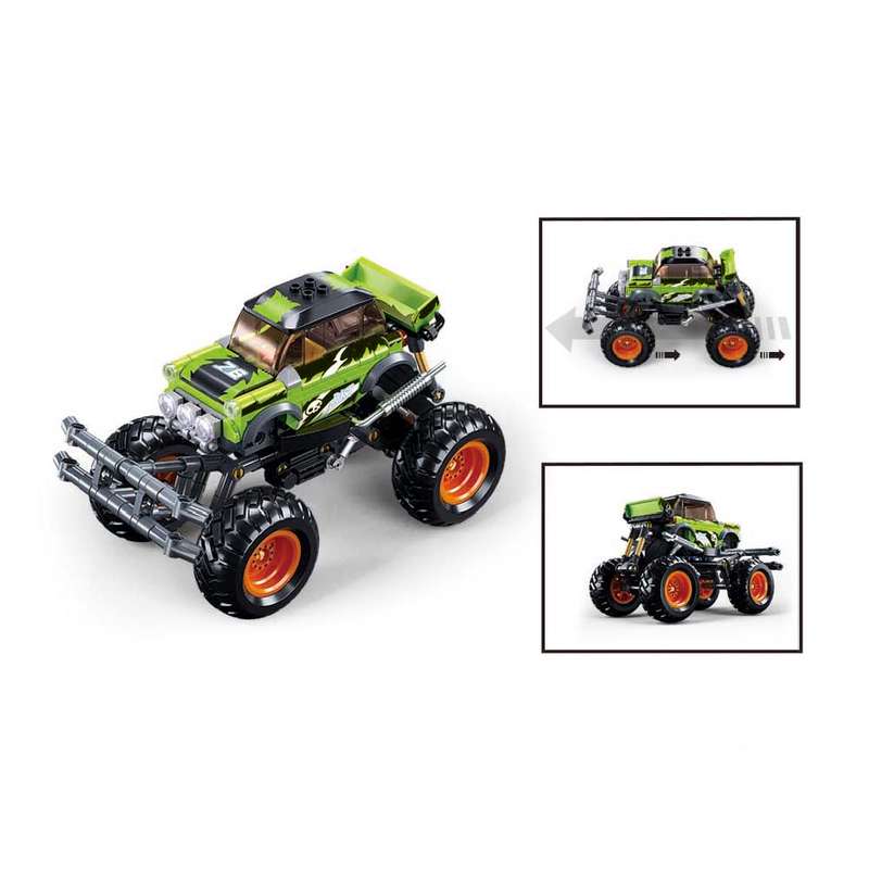 Sluban - Pull Back PowerBricks - Off Road Vehicle - 264pcs