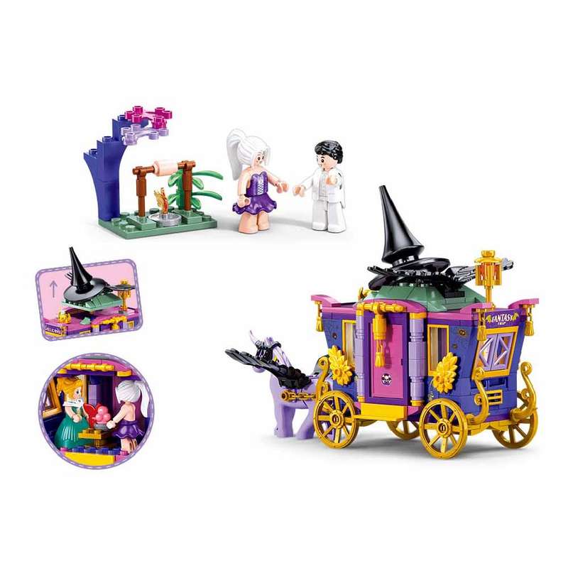 Sluban - Girls Dream - Magical Carriage - 287pcs