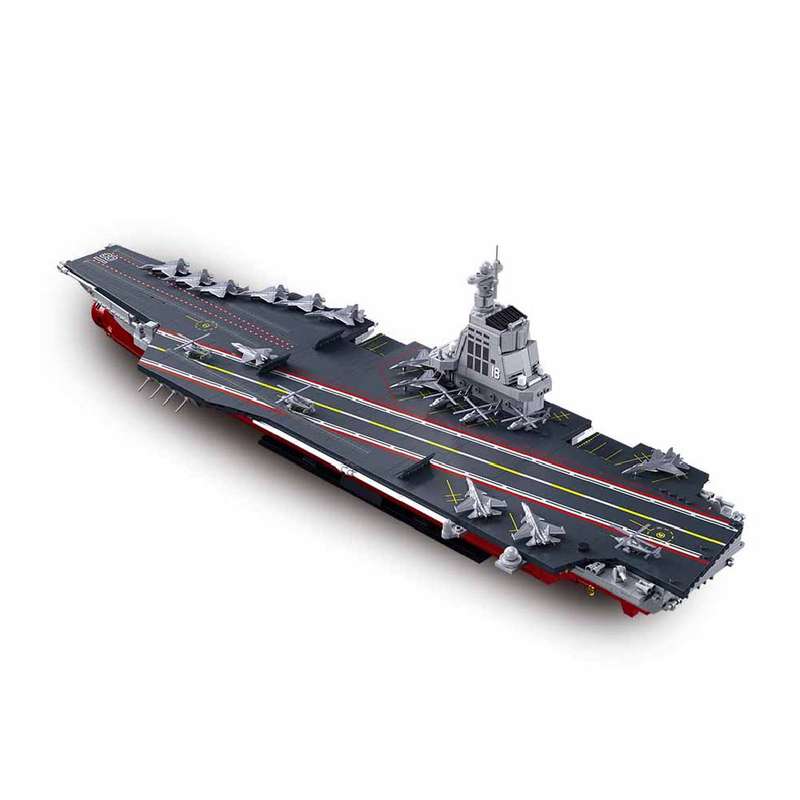 Sluban - Model Bricks - 1/450 Aircraft Carrier Shandong - 1312pcs