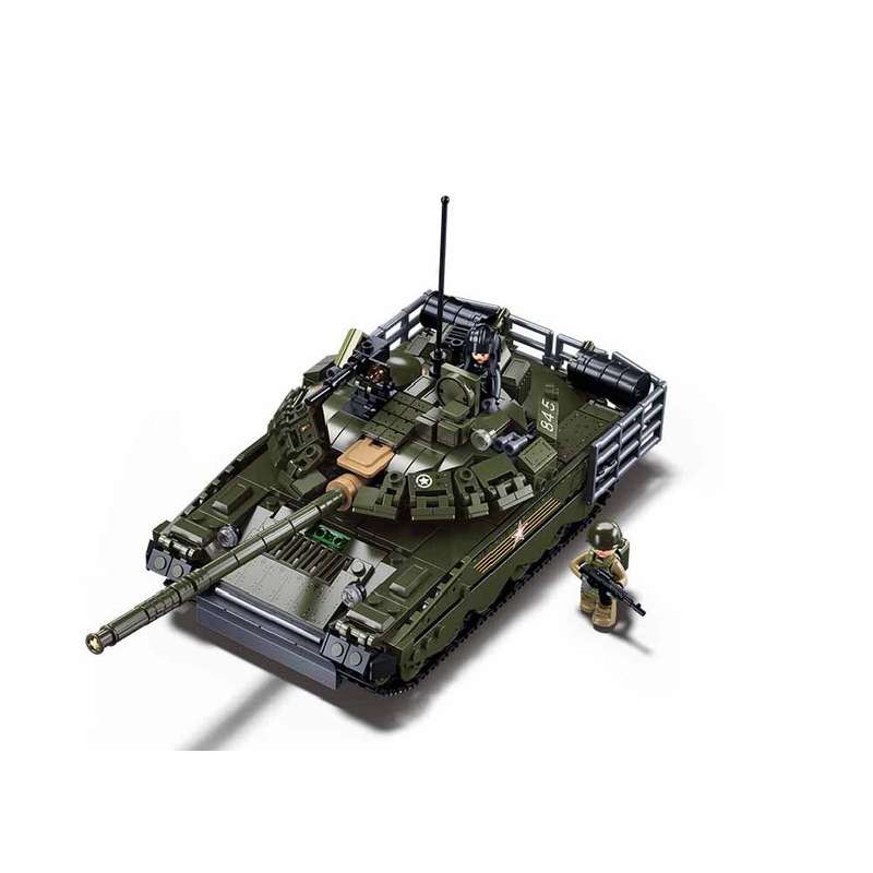 Sluban - Model Bricks - 1/35 T-80BVMs Main Battle Tank - 798pcs