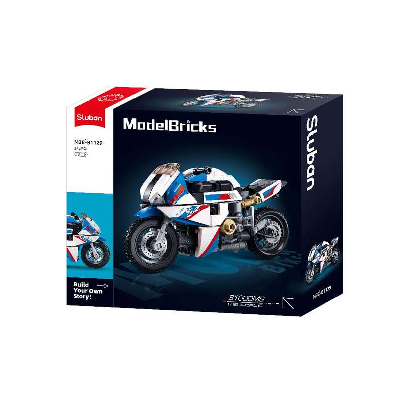 Sluban - Model Bricks - S1000MS Motorcycle - 242pcs