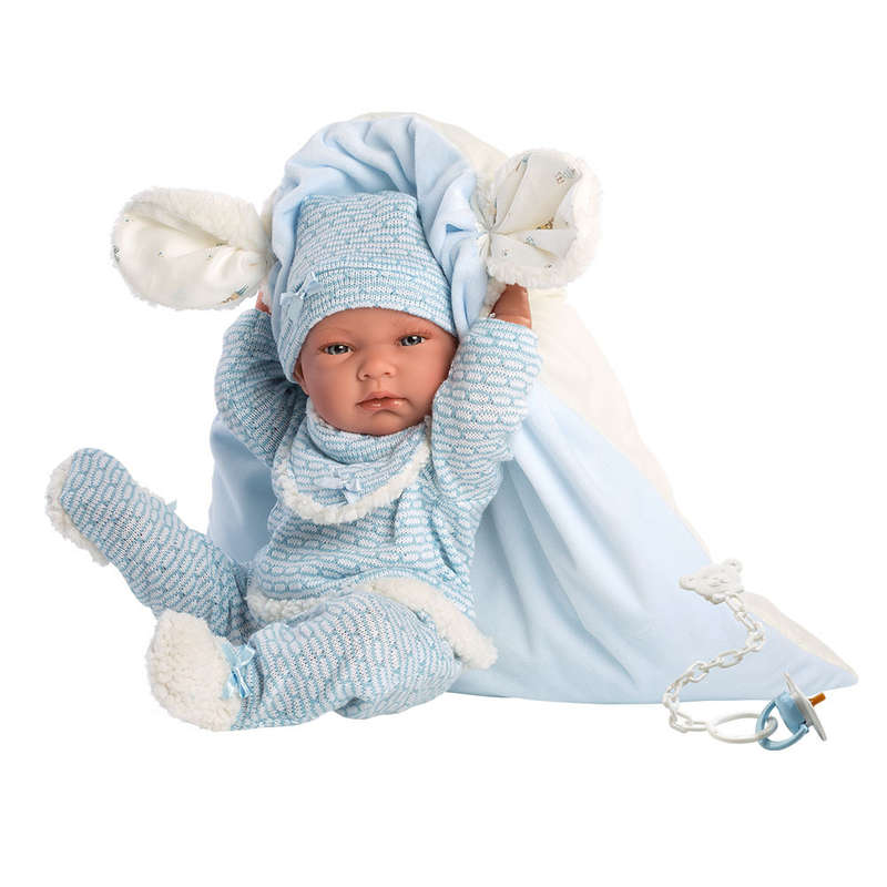 Llorens - Nico Baby Boy Doll & Comforter/Cushion - 40cm