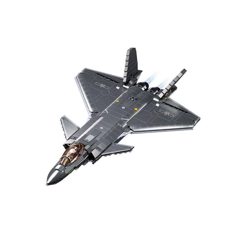 Sluban - Model Bricks - J20 Stealth Aircraft 1/44 - 1007pcs