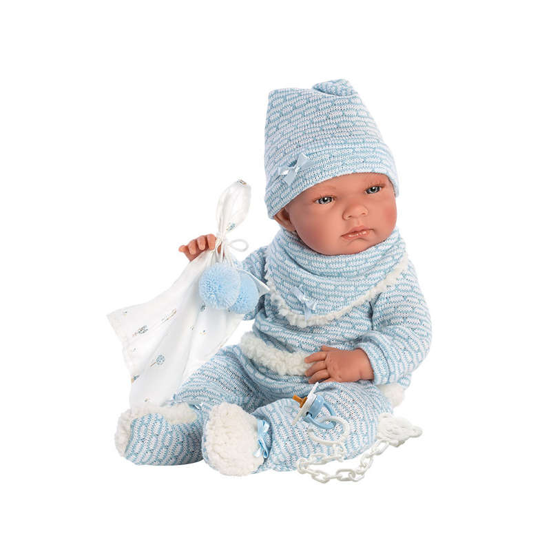 Llorens - Nico Baby Boy Doll & Comforter/Cushion - 40cm
