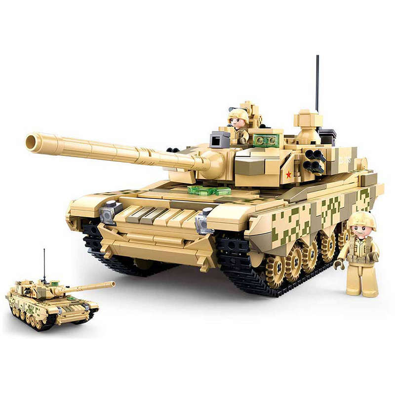 Sluban - Model Bricks - 99A Main Battle Tank 2 in 1 - 893pcs