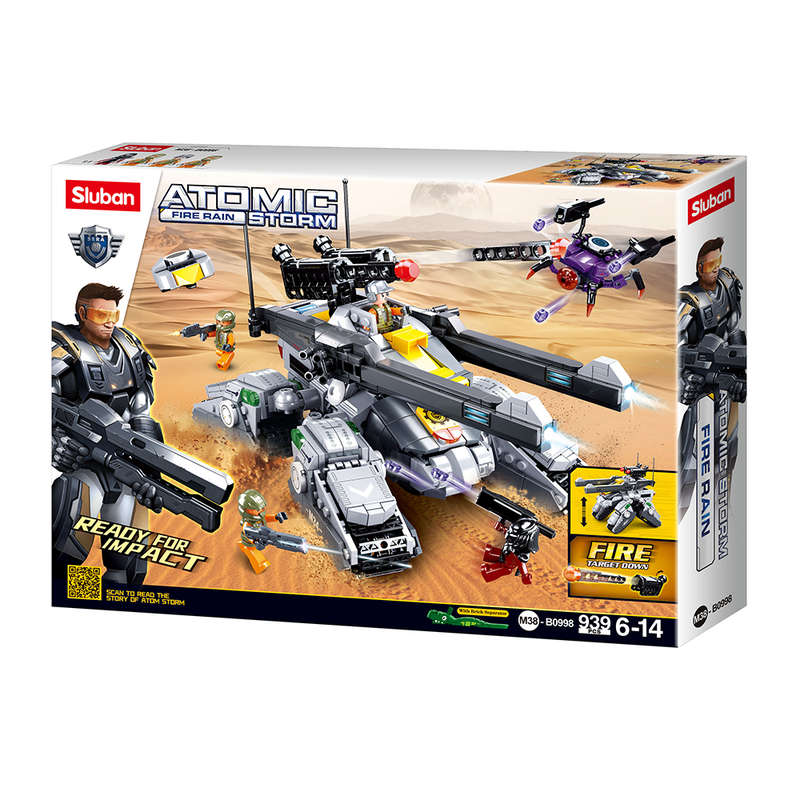Sluban - Atomic Storm Uprising - Tide of Iron - 939pcs