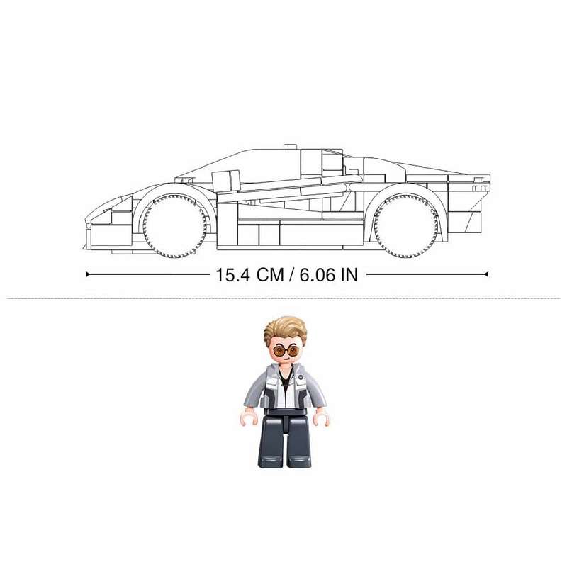 Sluban - Model Bricks - 2020 Sports Car - 264pcs