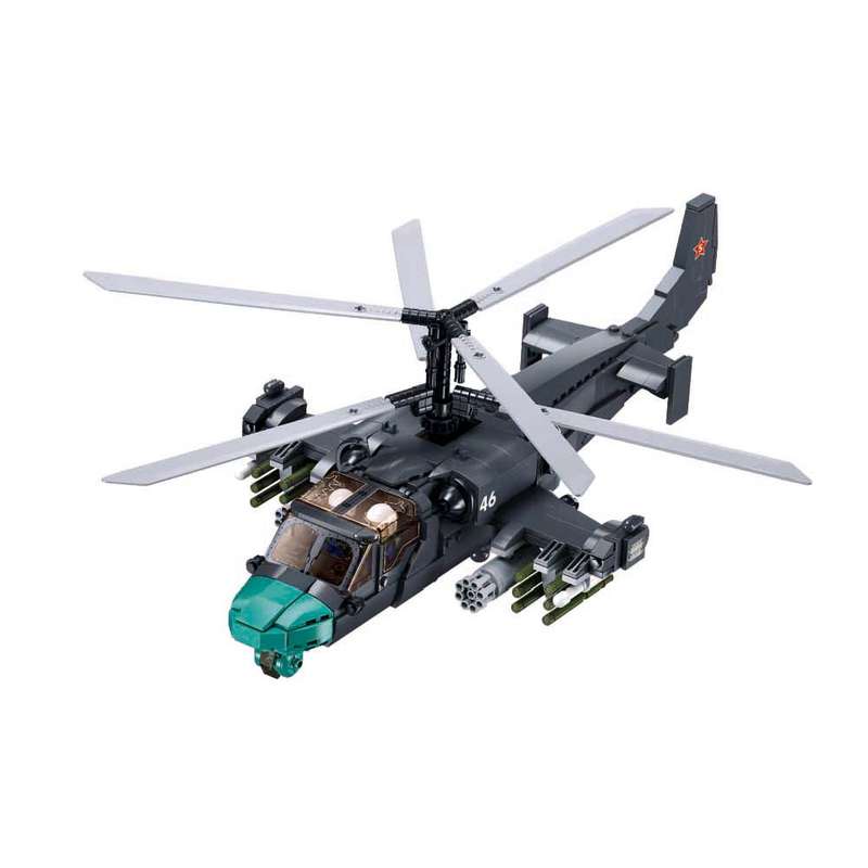 Sluban - Model Bricks - KA-52S Gunship 1/35 - 913pcs