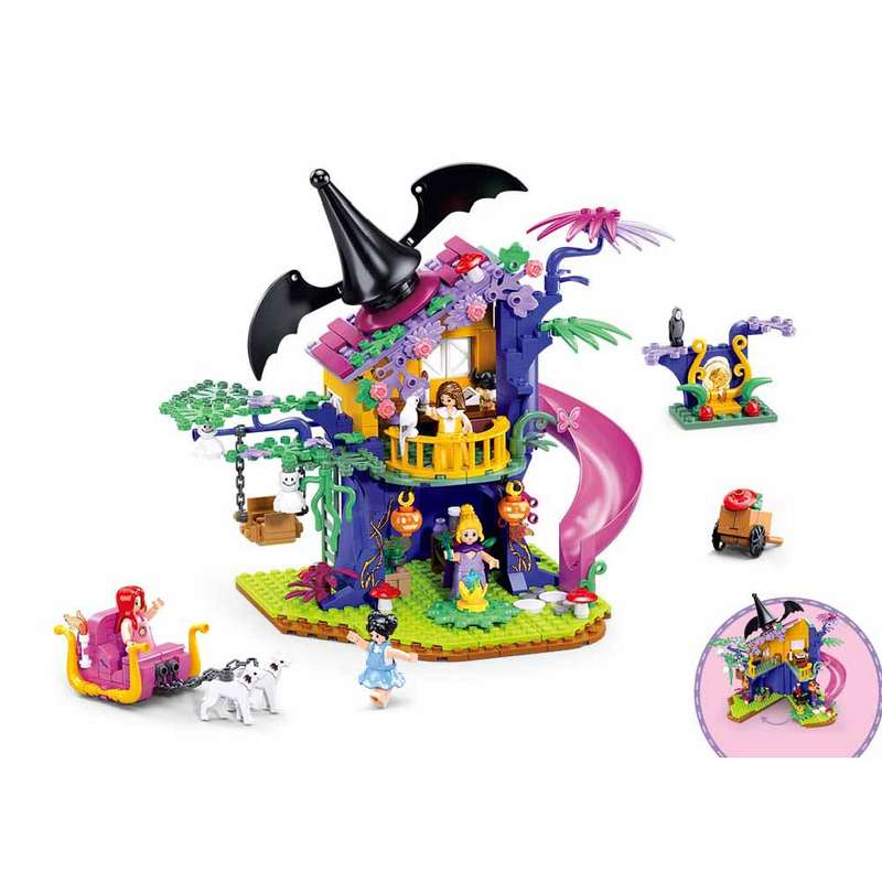 Sluban - Girls Dream - Magical Tree House - 435pcs