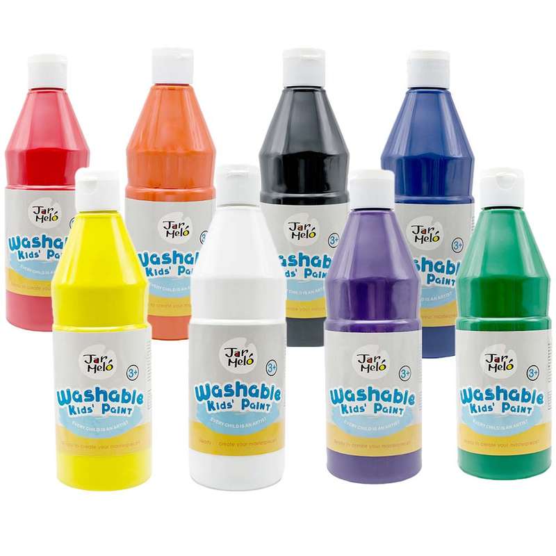 Jar Meló - Paint for Kids - Washable - Bulk Pack - 500ml 8c