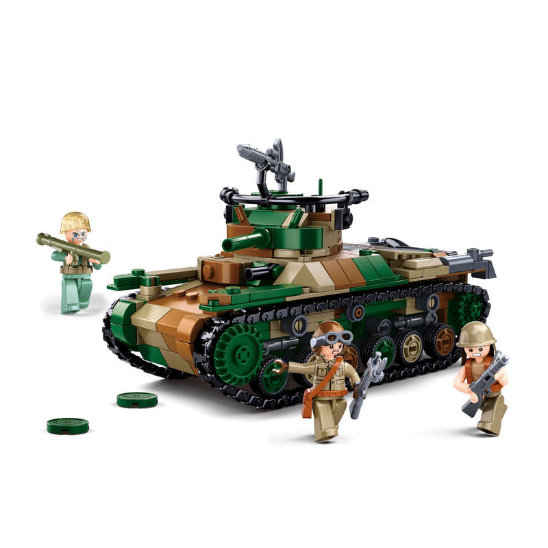 Sluban - WWII - Type 97 Medium Tank - 563pcs