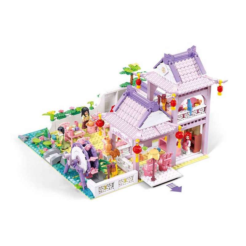 Sluban - Girls Dream - A Tea House - 987pcs