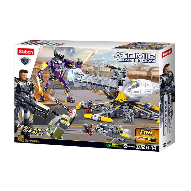 Sluban - Atomic Storm Uprising - Denfensive Warefare of DongShan Base - 1352pcs