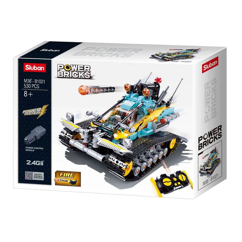 Sluban - Power Bricks - R/C Scorpio Scout Car 530pcs