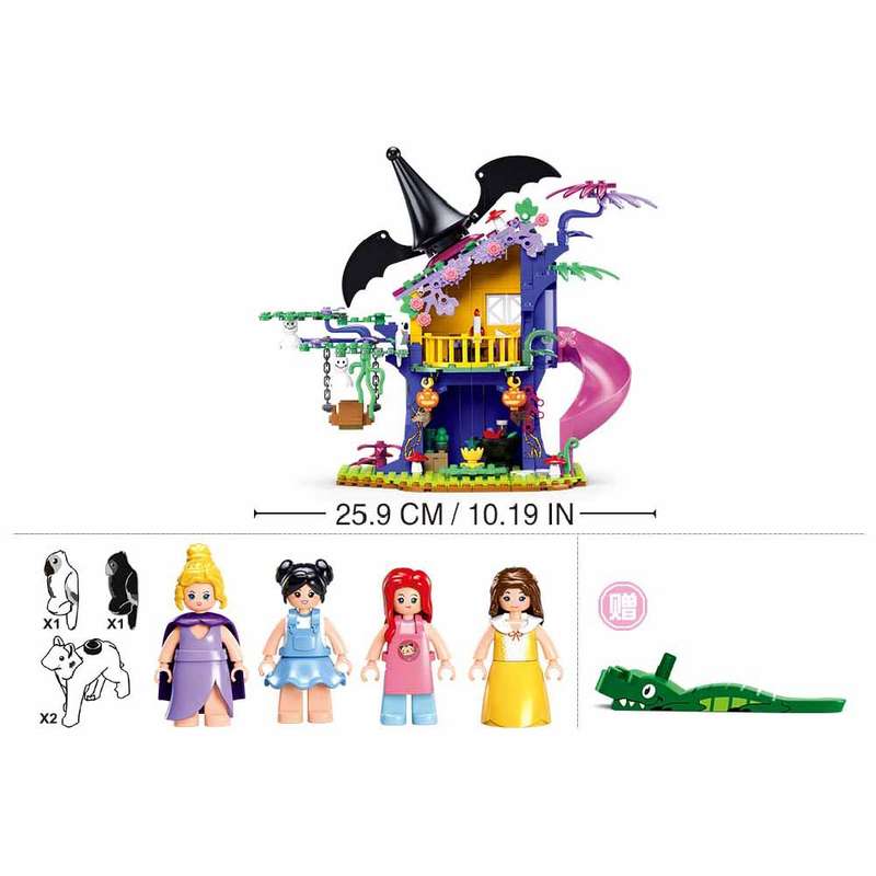 Sluban - Girls Dream - Magical Tree House - 435pcs