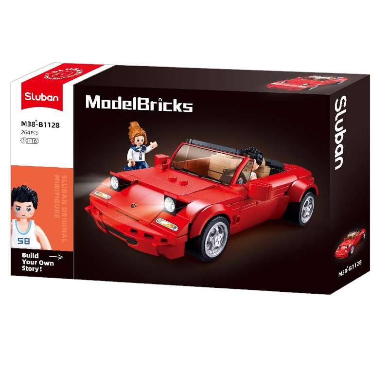 Sluban - Model Bricks - MX5S Sports Car - 264pcs