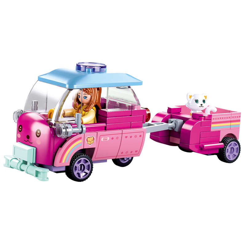Sluban - Girls Dream - Pet Car - 116pcs