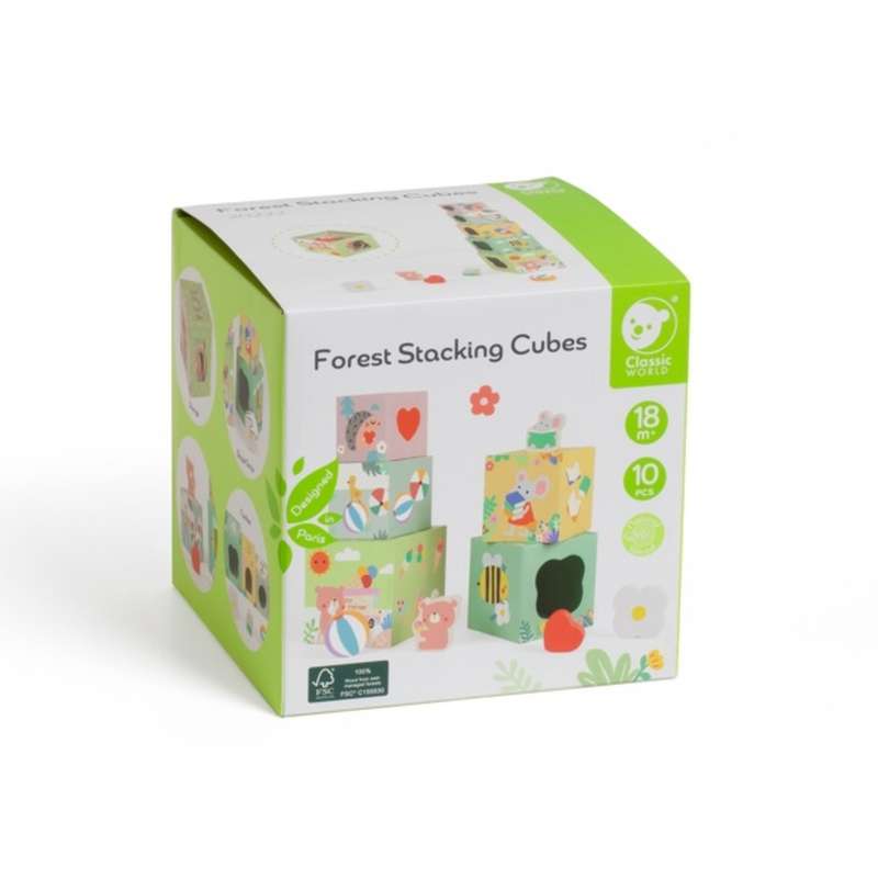 Classic World - Forest Stacking Cubes