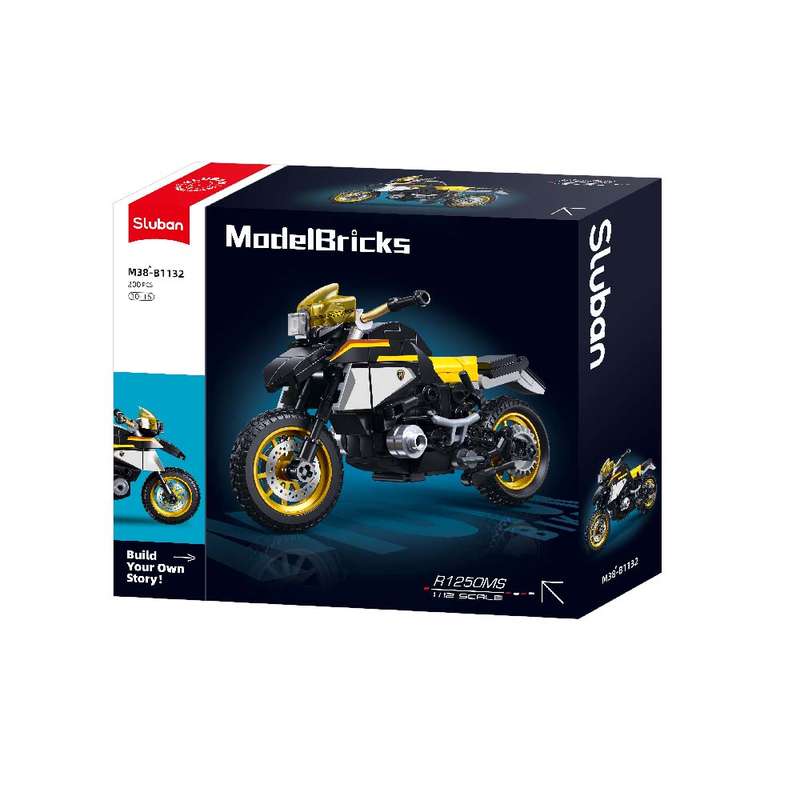 Sluban - Model Bricks - R1250 MS Motorcycle - 200pcs