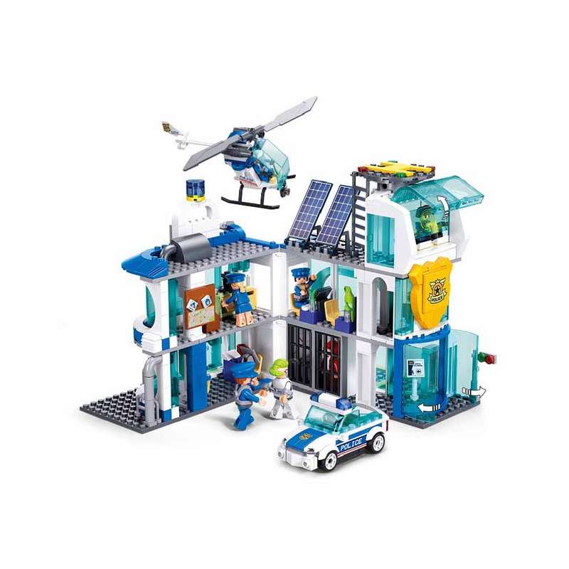 Sluban - Metropolis Pull Back - Central Police Station - 686 Pieces