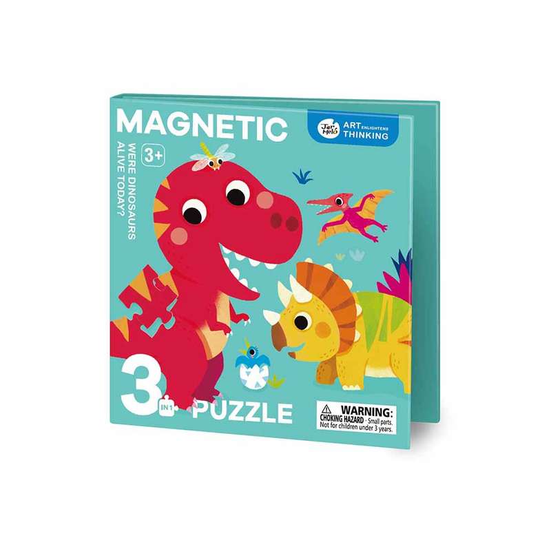 Jar Meló - 3 In 1 Magnetic Luminous Puzzle - Were Dinosaurs Alive Today?