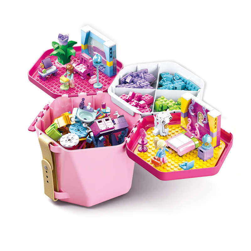 Sluban - Block Bucket - Girl Range - 1pcs