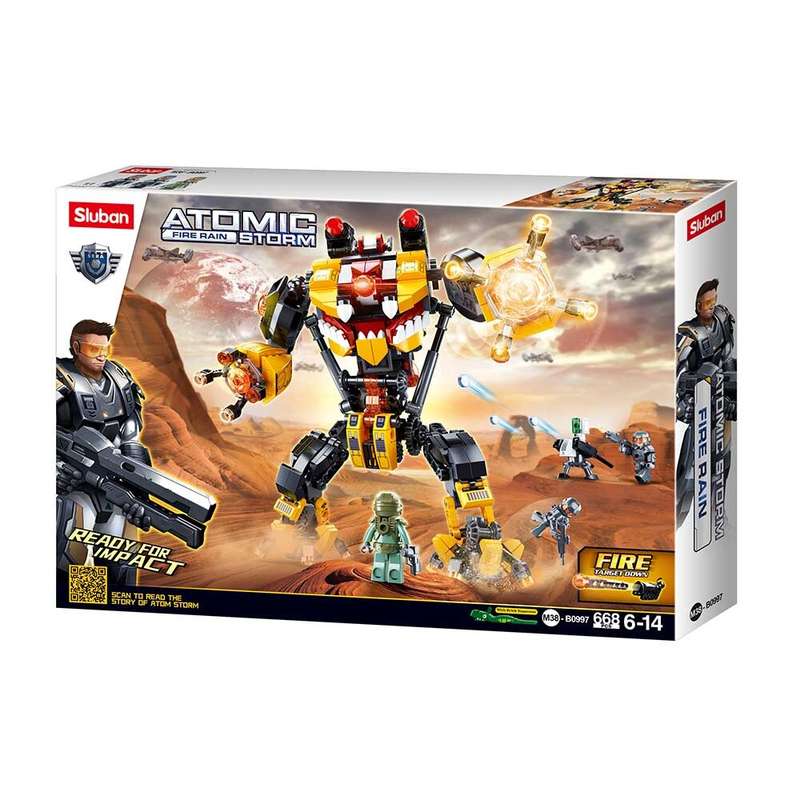 Sluban - Atomic Storm Uprising - Inquisitor Robot - 668pcs