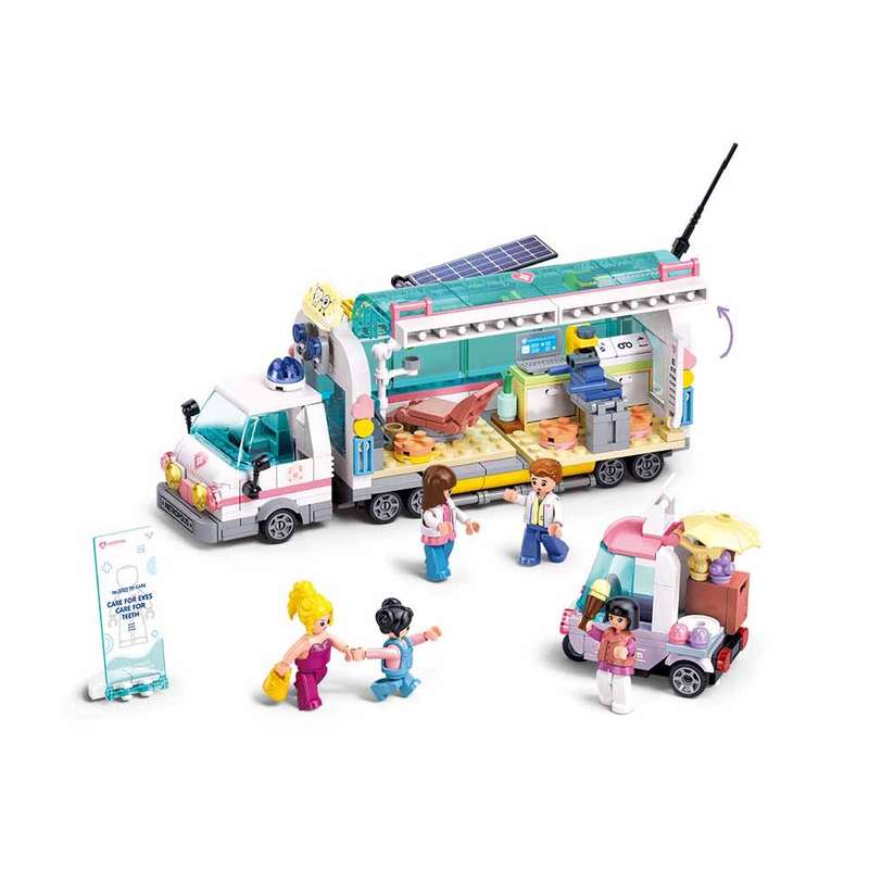 Sluban - Metropolis Pull Back - Mobile Nursing Car - 277 Pieces
