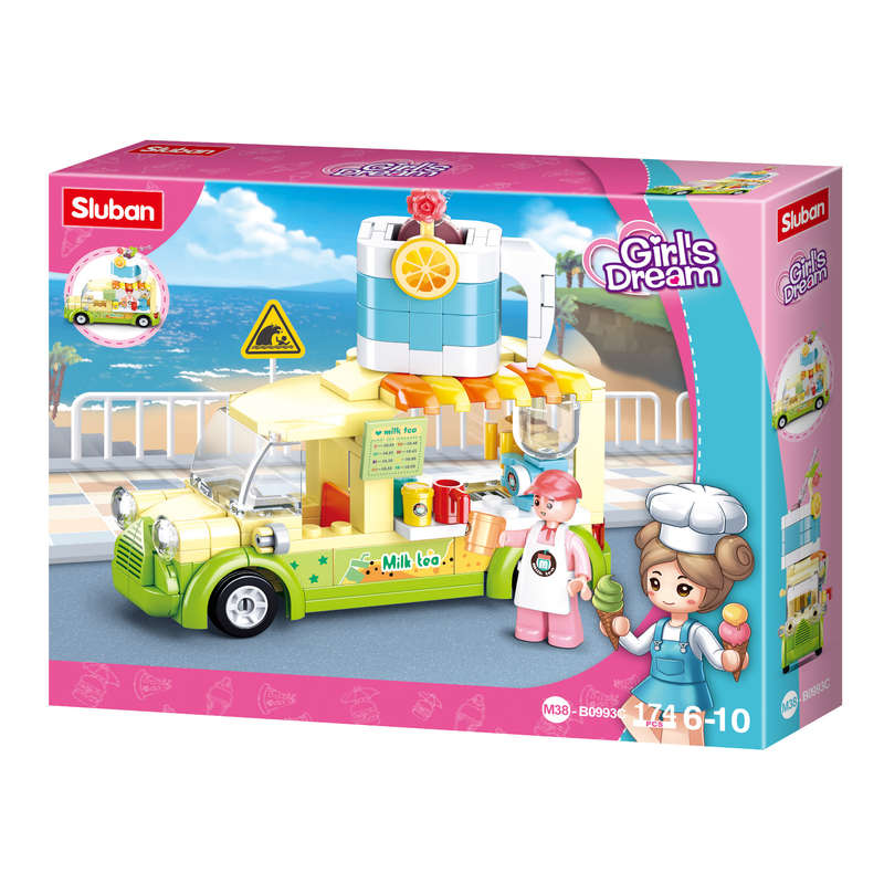 Sluban - Girls Dream - Milk Tea Truck - 174pcs