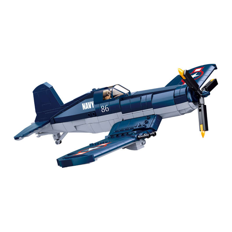 Sluban - WWII - F4U Fighter Jet - 550pcs