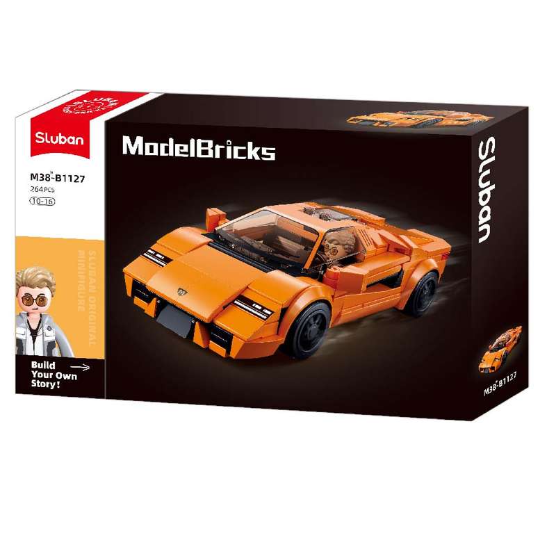 Sluban - Model Bricks - 2020 Sports Car - 264pcs