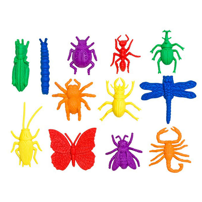 EDX Education - Counters - Bugs 6 Colours - 72pcs Polybag