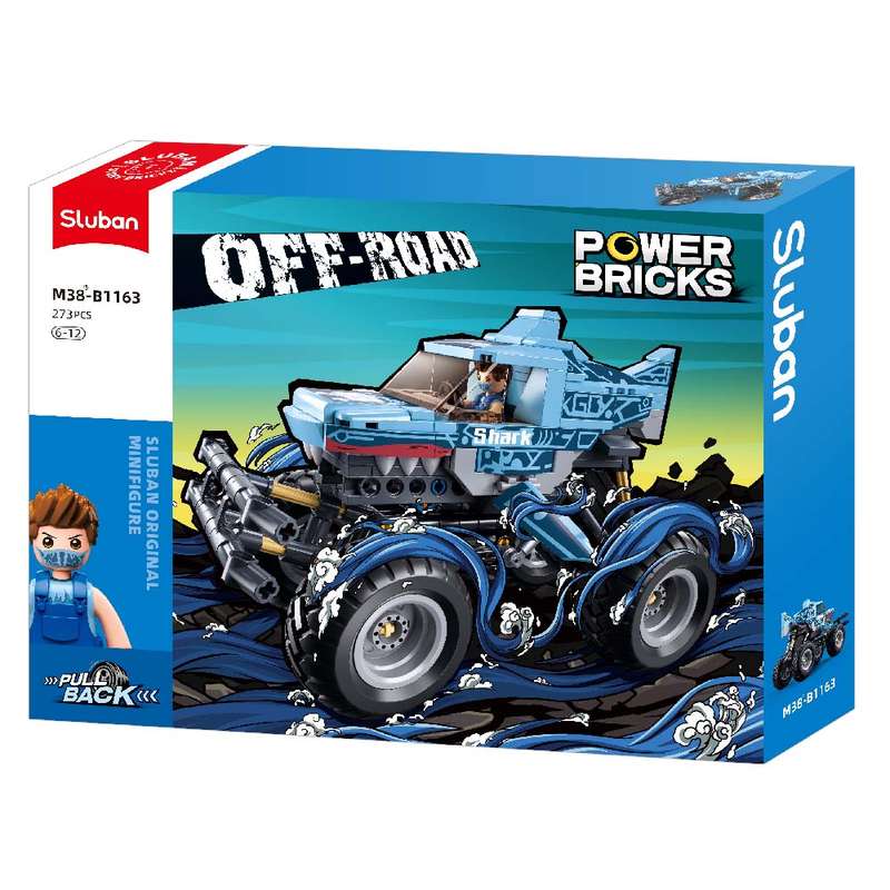 Sluban - Pull Back PowerBricks - Off Road Vehicle - 273pcs