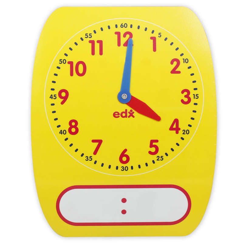 EDX Education - Clock - Write & Wipe - Demo - 12Hr