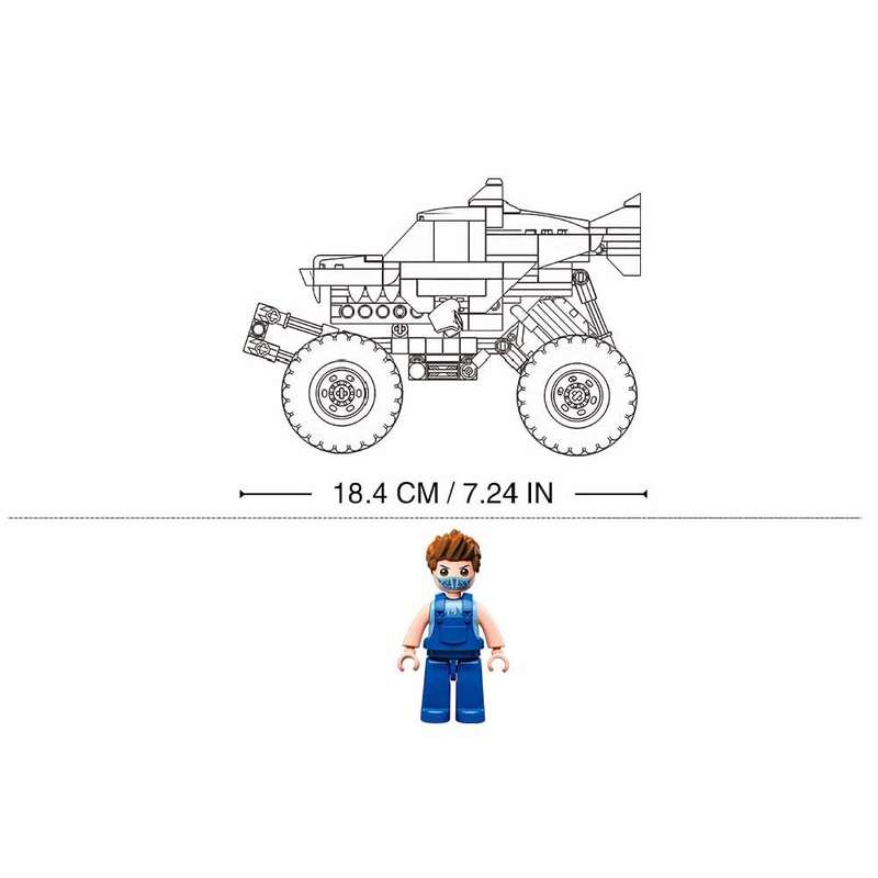 Sluban - Pull Back PowerBricks - Off Road Vehicle - 273pcs