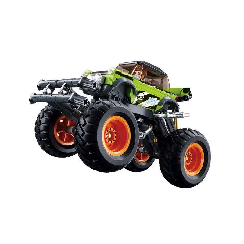 Sluban - Pull Back PowerBricks - Off Road Vehicle - 264pcs