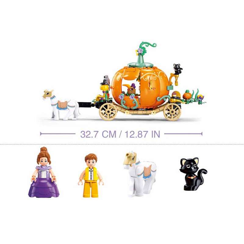 Sluban - Girls Dream - Pumpkin Carriage - 320pcs
